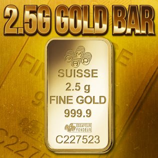 2.5G Gold Bar *LOW ODDS* 29.09.26