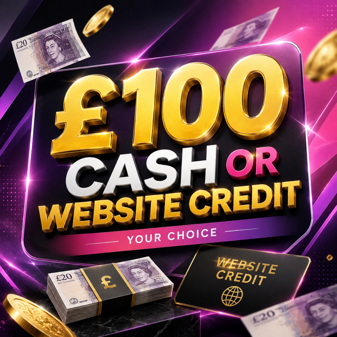 £100 Cash or Credit