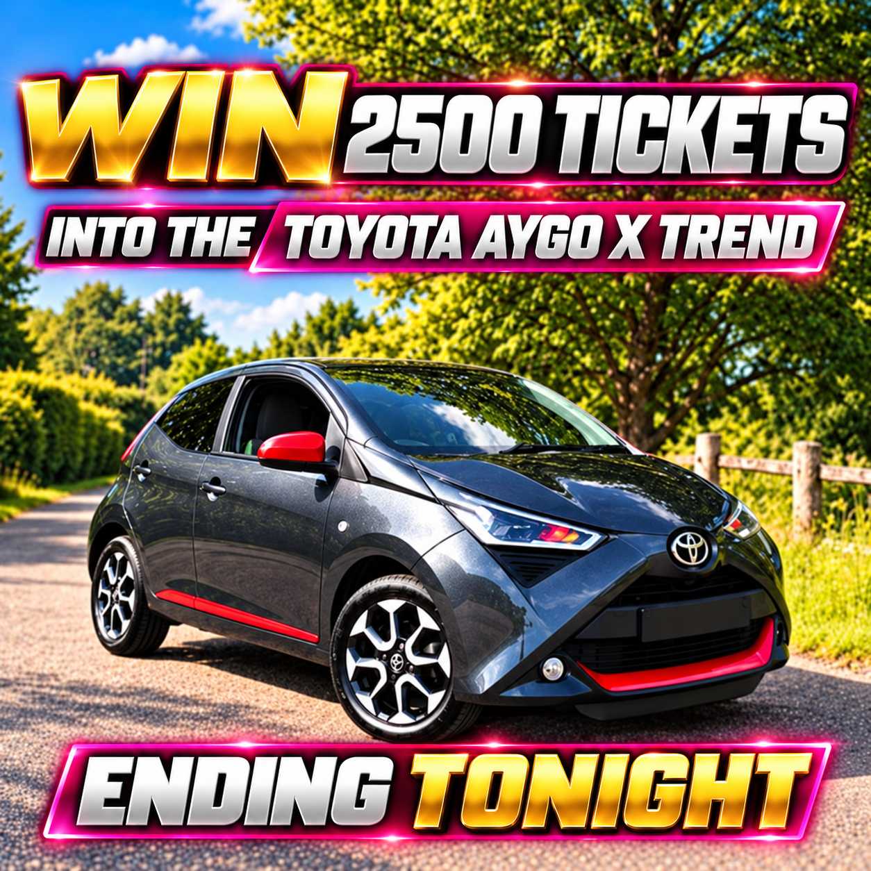 2500 Extra Tickets into the Toyota Aygo X Trend #2