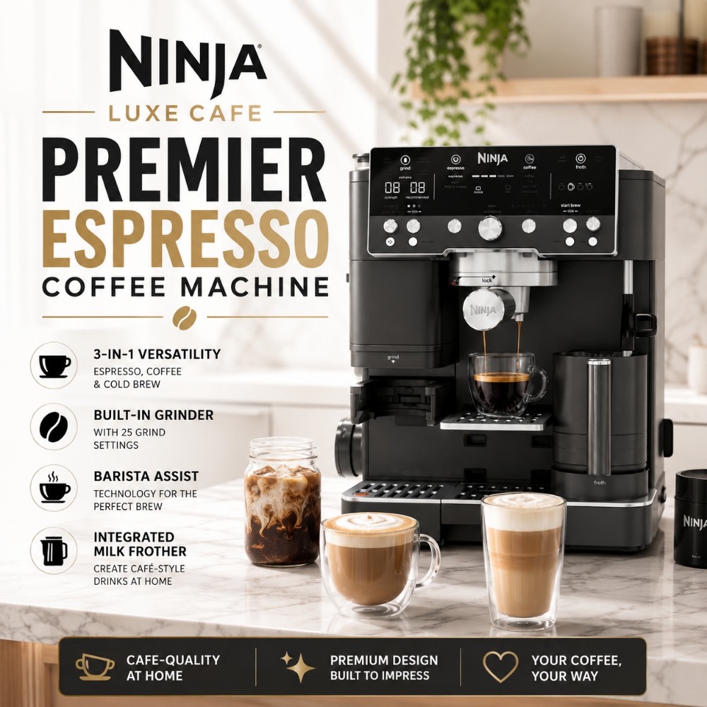 Ninja Luxe Café Premier Espresso Coffee Machine
