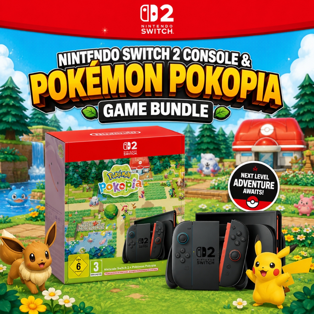 Nintendo Switch 2 Console & Pokémon Pokopia Game Bundle #2
