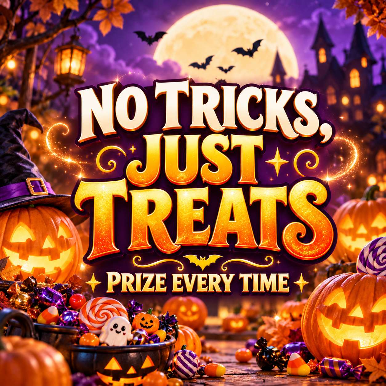 No Tricks, Just Treats | Prize Every Time