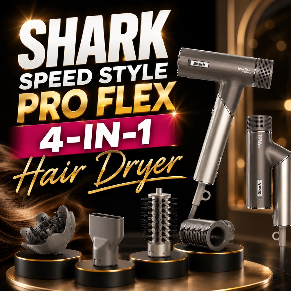 SHARK SpeedStyle Pro Flex 4-in-1 Hair Dryer
