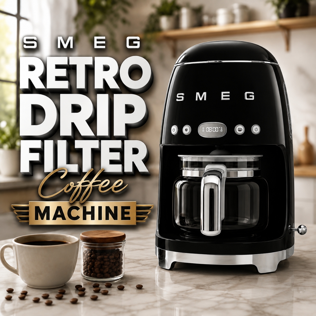 Smeg Retro Drip Filter Coffee Machine