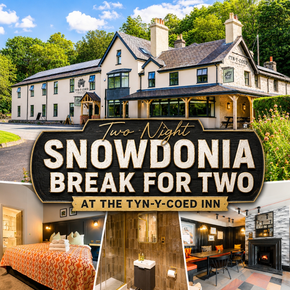 Two Night Snowdonia Break for Two at the Tyn-y-Coed Inn