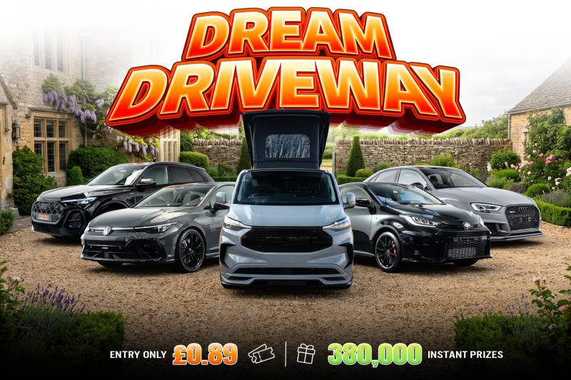 Dream Driveway - Win Cars, Tech, Cash & More / 380,000 Instant Prizes