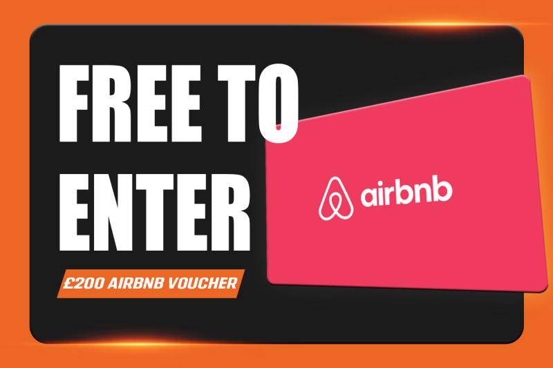 FREE: £200 AirBnB Voucher (Prize Doubled Over £1 Spend on Tickets)