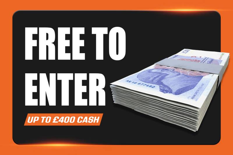 FREE: £200 Tax Free Cash (Prize Doubled Over £1 Spend)