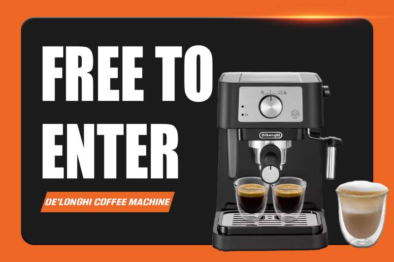 FREE: De'Longhi EC260 Stilosa Manual Pump Coffee Machine