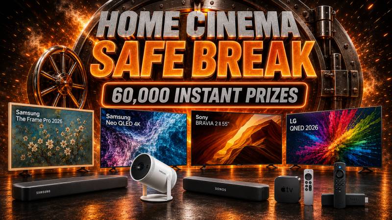 Home Cinema - Tech Instant Win - 60,000 Instant Prizes