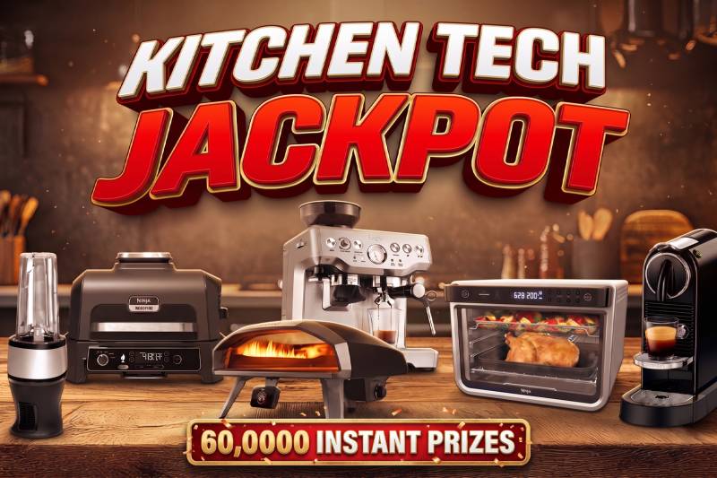 Kitchen Tech Jackpot - Instant Win - 60,000 Instant Prizes