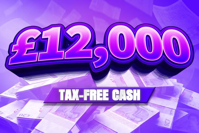 Win £12,000 Tax Free Cash