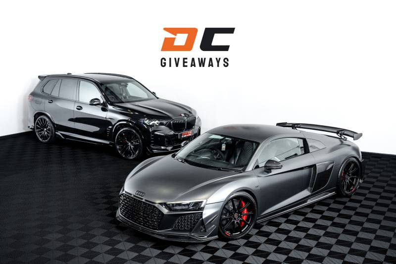 Win this Audi R8 V10 Plus & BMW X5 & £5,000 or £150,000 Tax Free