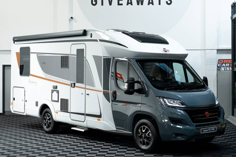 Win this Burstner Lyseo IT 744 Harmony & £5,000 or £55,000 Tax Free