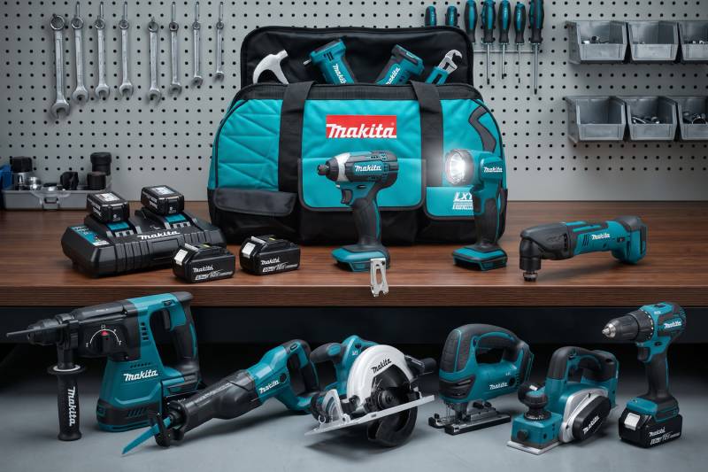 Win this Makita DLX6068PT92 18V LXT 9 Piece Kit with 5x 5.0Ah Batteries