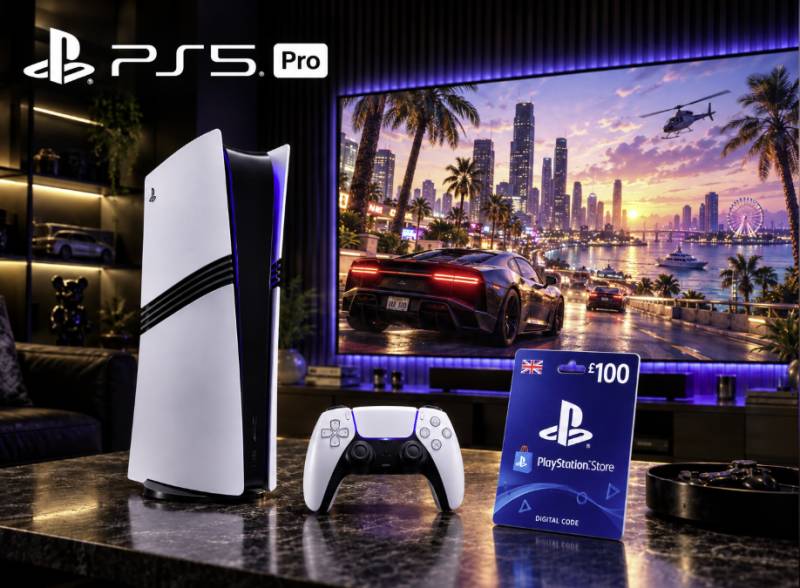 Win this PlayStation 5 Pro with £100 Gift Card