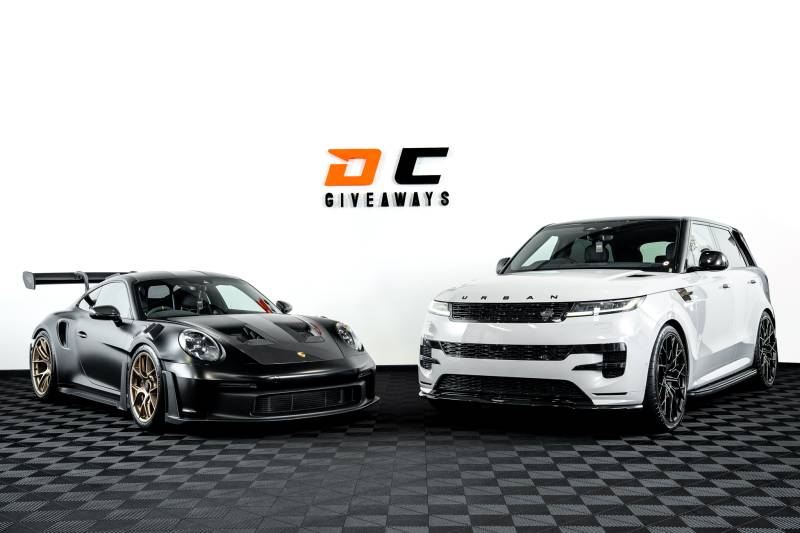 Win this Porsche GT3RS & Urban Range Rover Sport & £5,000 or £300,000 Tax Free