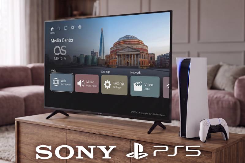 Win this PS5 Digital and SONY BRAVIA 3 50" LED 4K HDR AI Smart TV