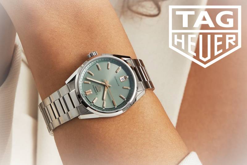 Win this TAG Heuer Carrera Date 36mm Green Dial Automatic Ladies Watch  - Only 999 Entries