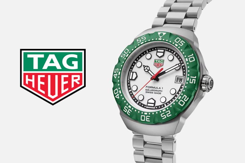 Win this TAG Heuer Formula 1 Solargraph 38mm White Dial Quartz Watch