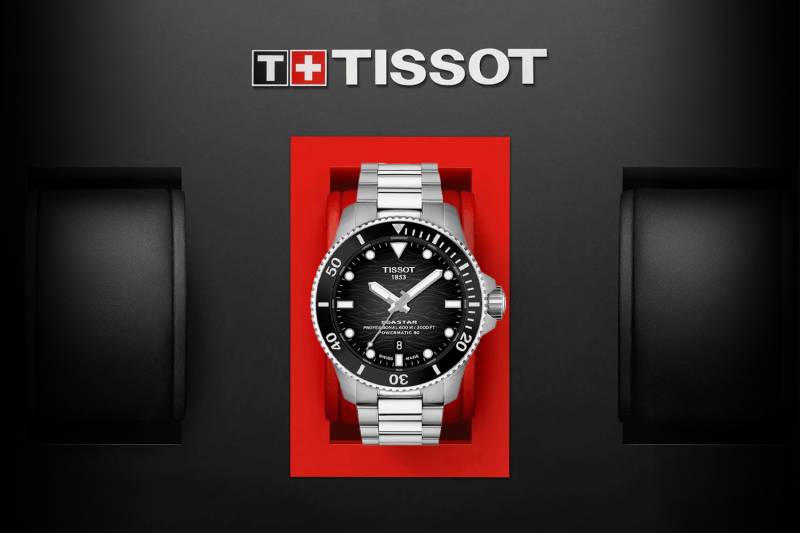 Win this Tissot Seastar 2000 Powermatic 80 Black Dial 44mm Automatic Gents Watch - Only 889 Entries