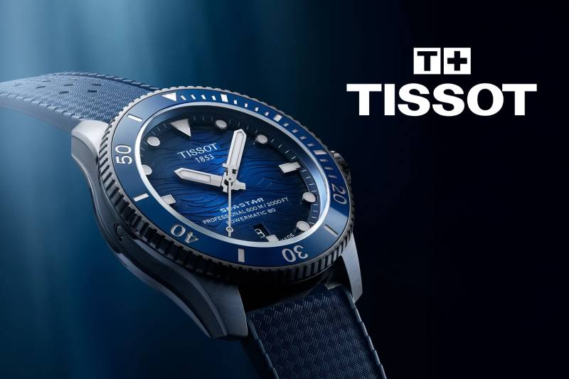Win this Tissot Seastar 2000 Powermatic 80 BLUE Dial 44mm Watch
