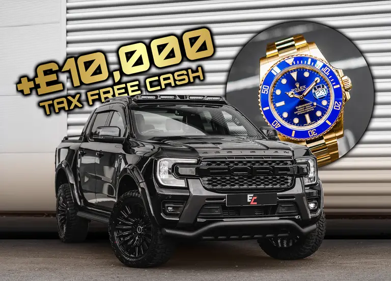 Ford Ranger Wildtrak Obsidian + Solid Gold Rolex 'Bluesy' + £10,000 — £60,000 Cash Alternative