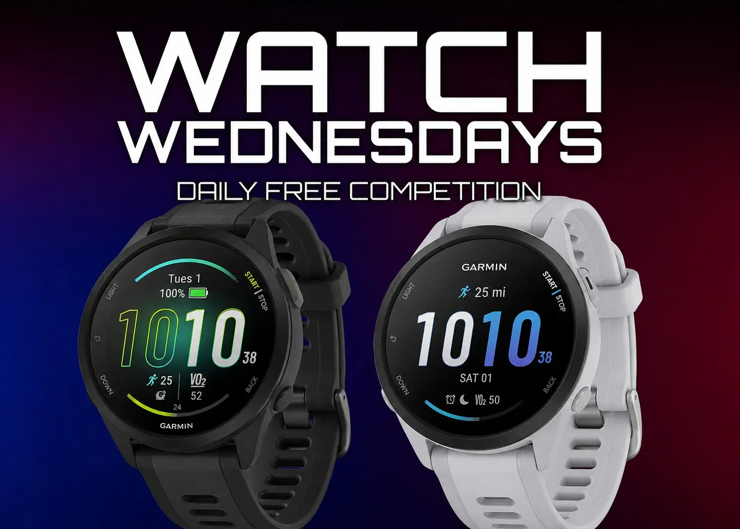 GARMIN Forerunner 165 Smart Watch | Watch Wednesdays | FREE To Enter Daily Competition — Grab A Free Ticket Every 2 Hour