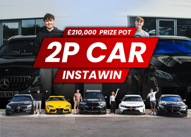The 2p Car InstaWin — £210,000 Prize Pot