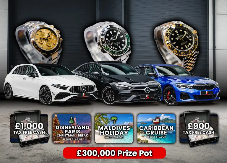 The Car, Watch & Holiday Wheel — £215,000 Prize Pot