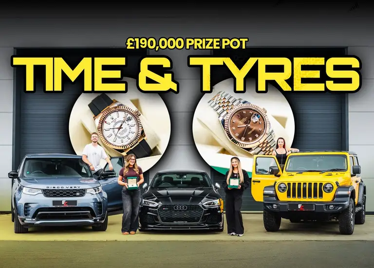 The Time & Tyres Wheel — £190,000 Prize Pot
