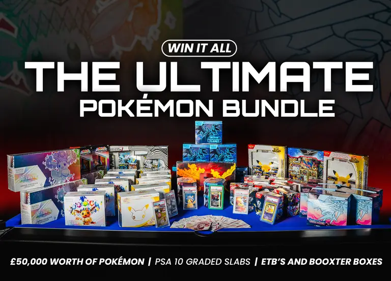The Ultimate Pokémon Bundle + £10,000 Cash — £25,000 Cash Alternative