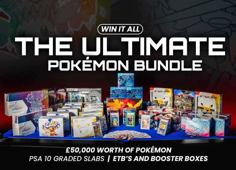 The Ultimate Pokémon Bundle + £10,000 Cash — £25,000 Cash Alternative
