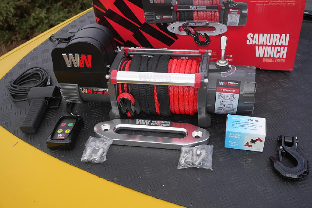 Warrior Samurai V2 12,000lbs winch