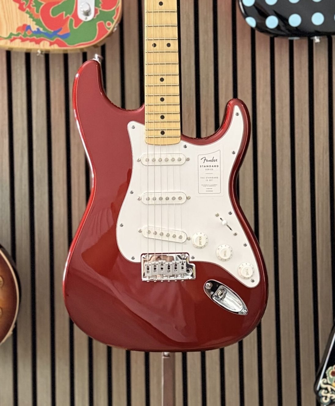 NEW FENDER STRATOCASTER IN CANDY COLA RED #20