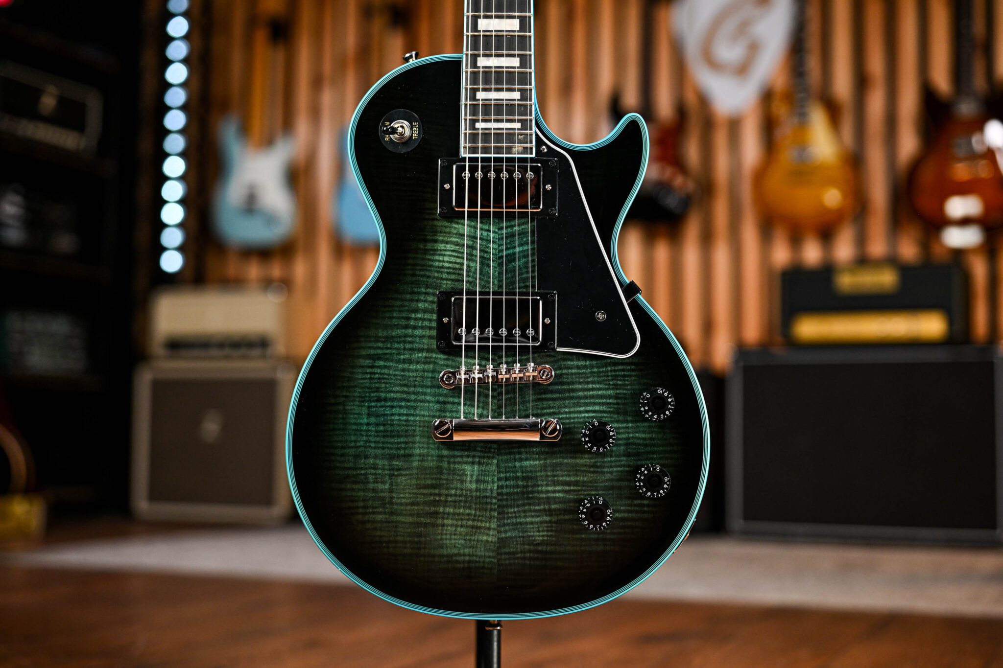 Epiphone Limited Edition Les Paul Custom Widow in Indigo Burst #3