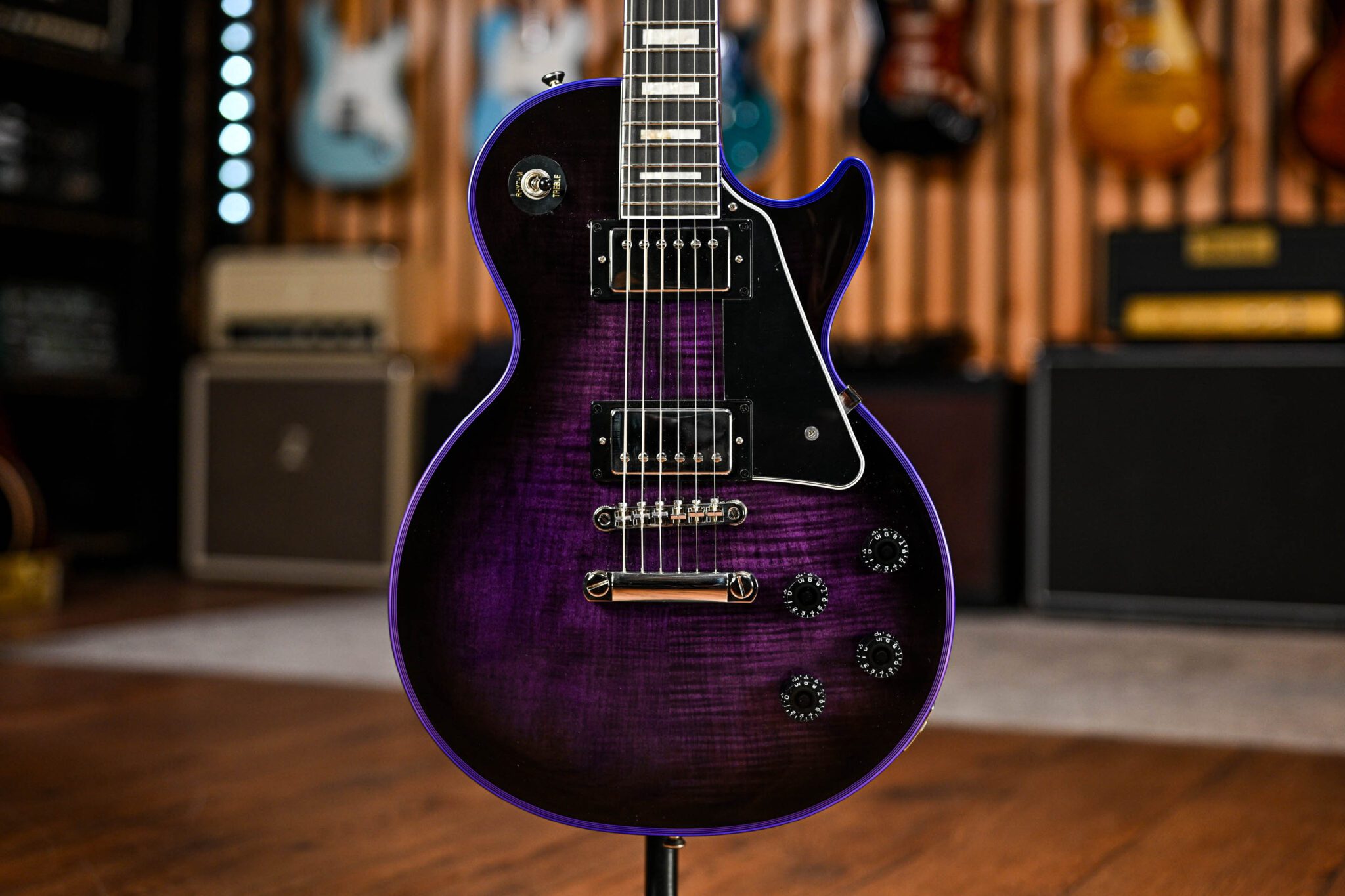 Epiphone Limited Edition Les Paul Custom Widow in Purple Burst #4