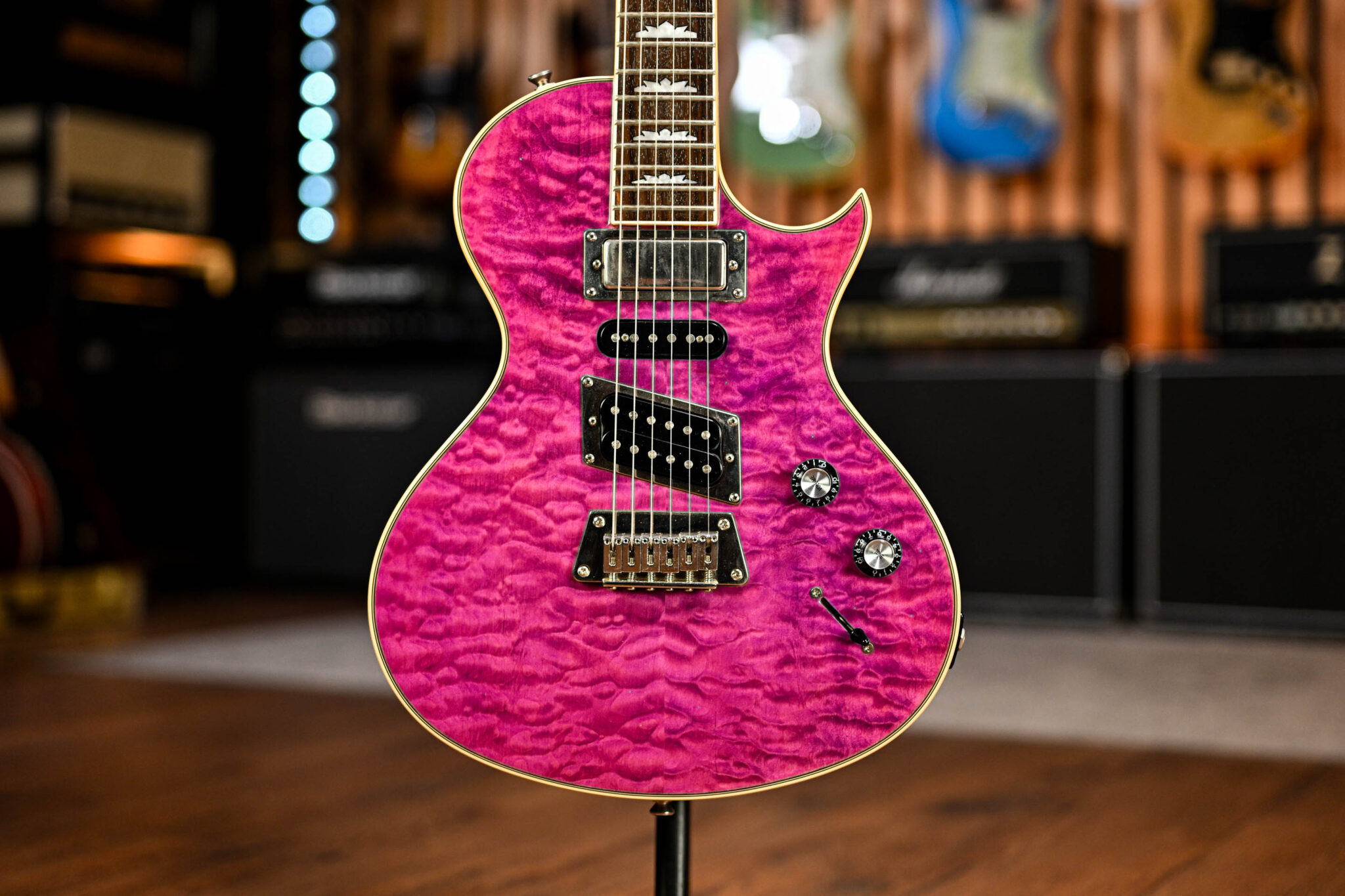 Epiphone Nighthawk in Purple Quilt