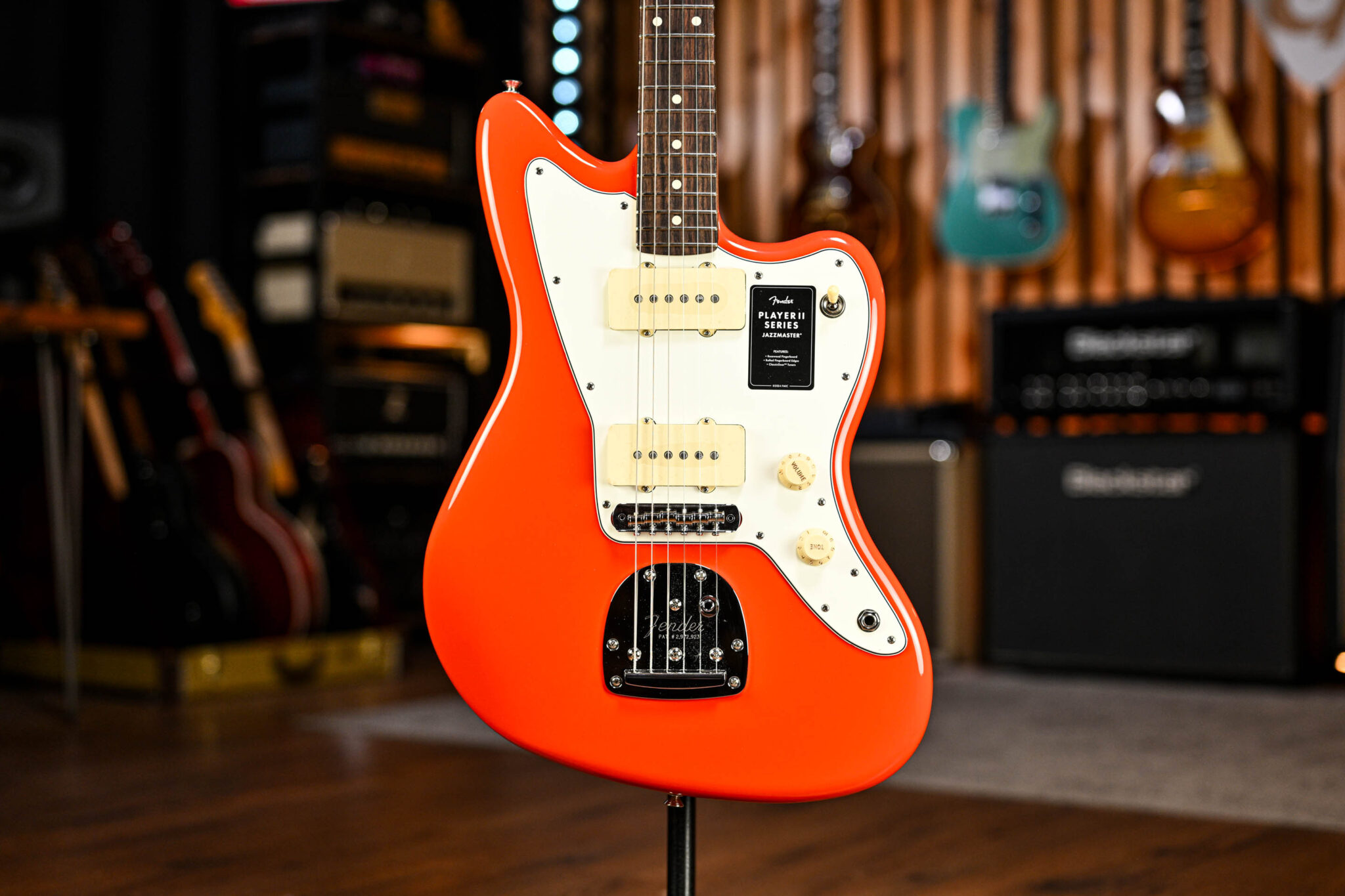 Fender Player II Jazzmaster in Coral Red