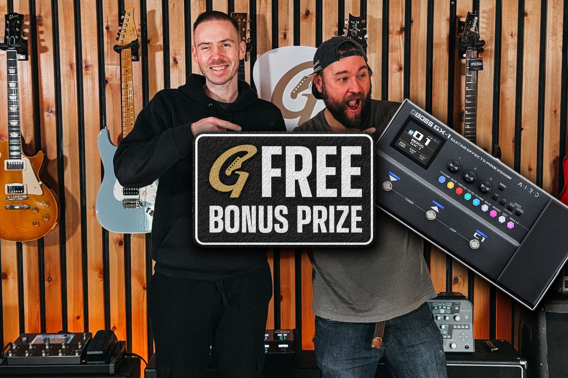 Free Bank Holiday Weekend Bonus | Boss GX-1