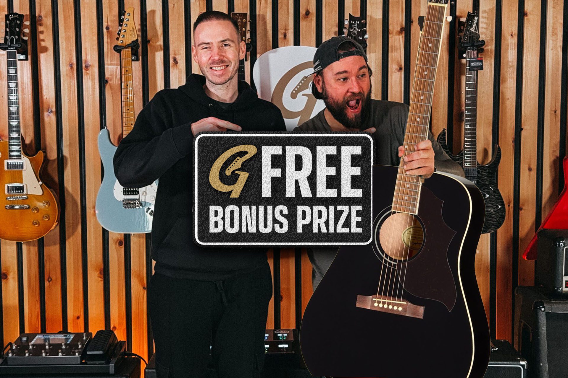 Free Weekend Bonus | Epiphone Hummingbird Tribute Ebony