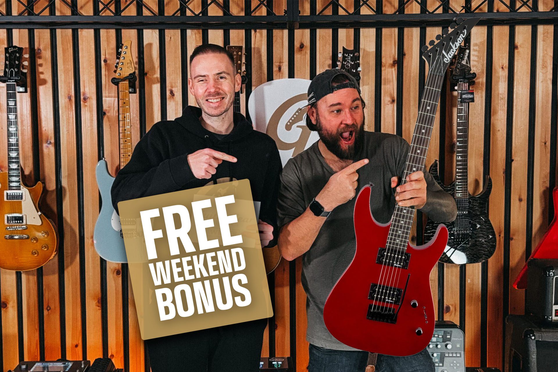 Free Weekend Bonus | Jackson Dinky JS12 Metallic Red