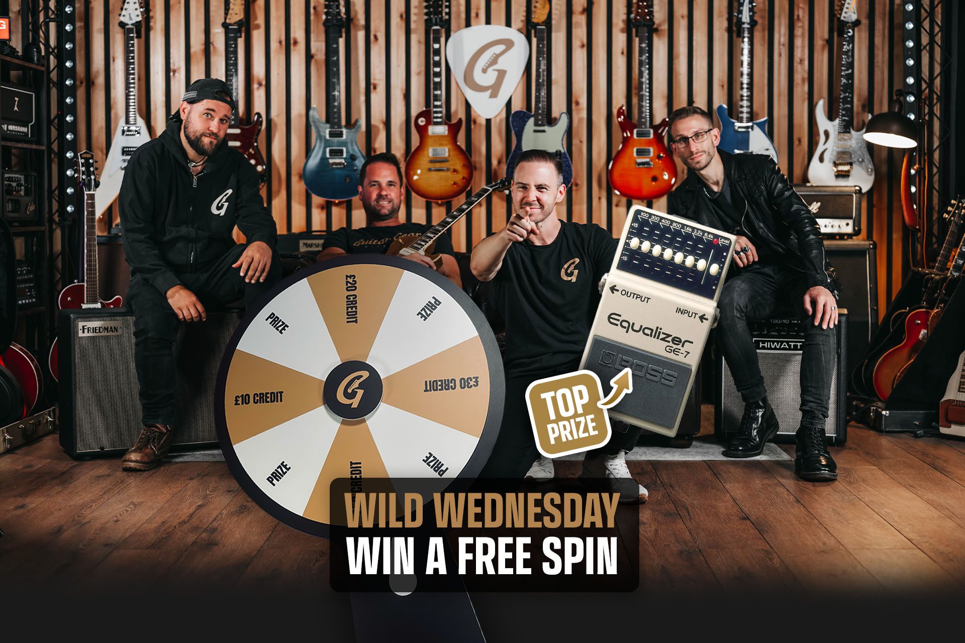 Free Wild Wednesday Bonus – Win a spin on our prize wheel!