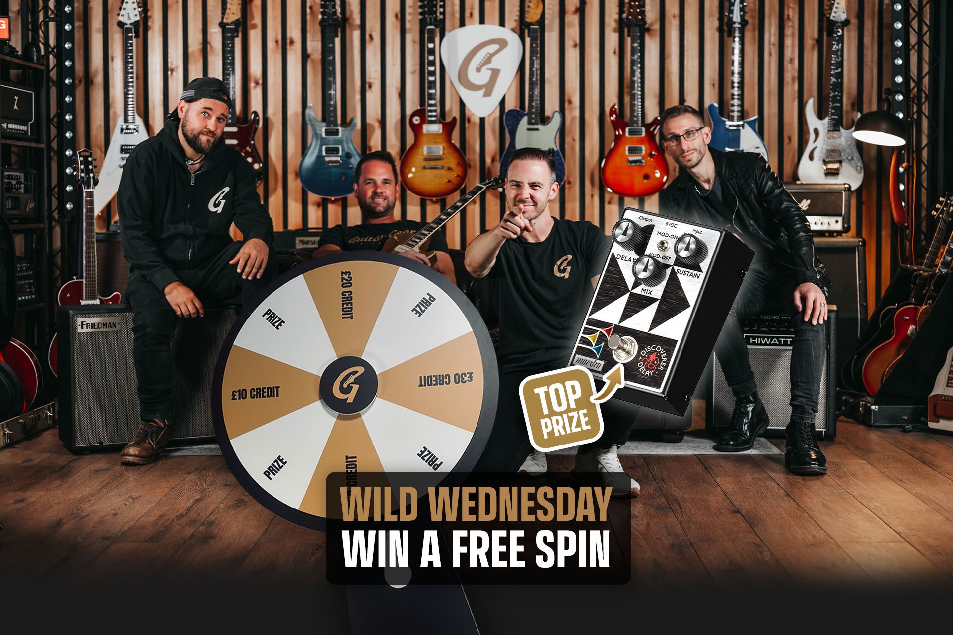 Free Wild Wednesday Bonus – Win a spin on our prize wheel!