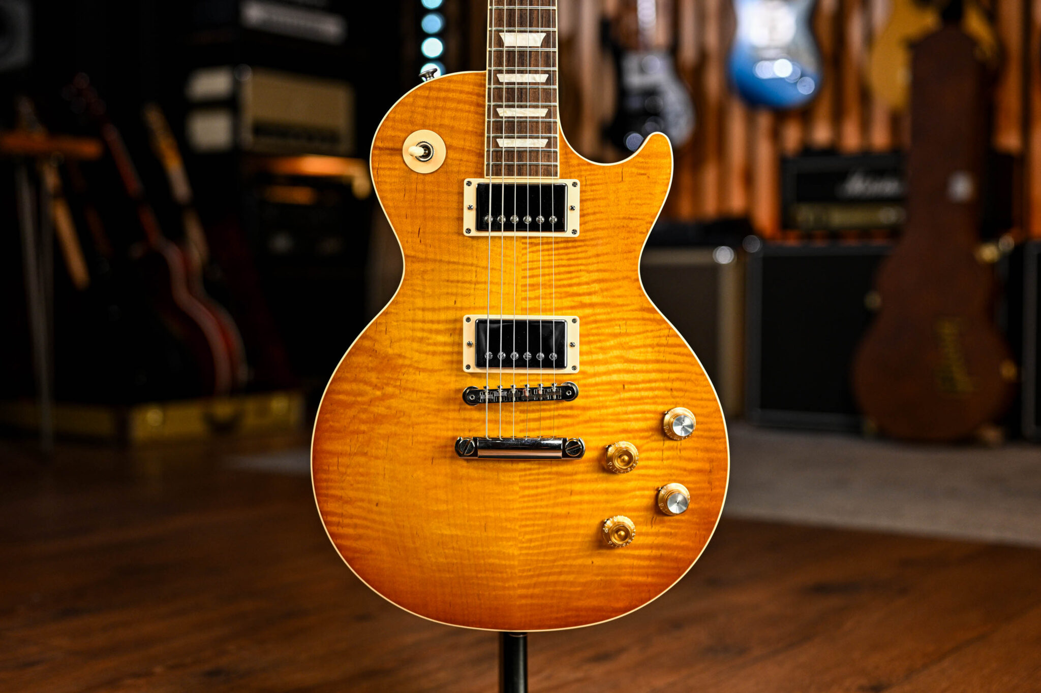 Gibson Kirk Hammett Greeny Les Paul in Greeny Burst
