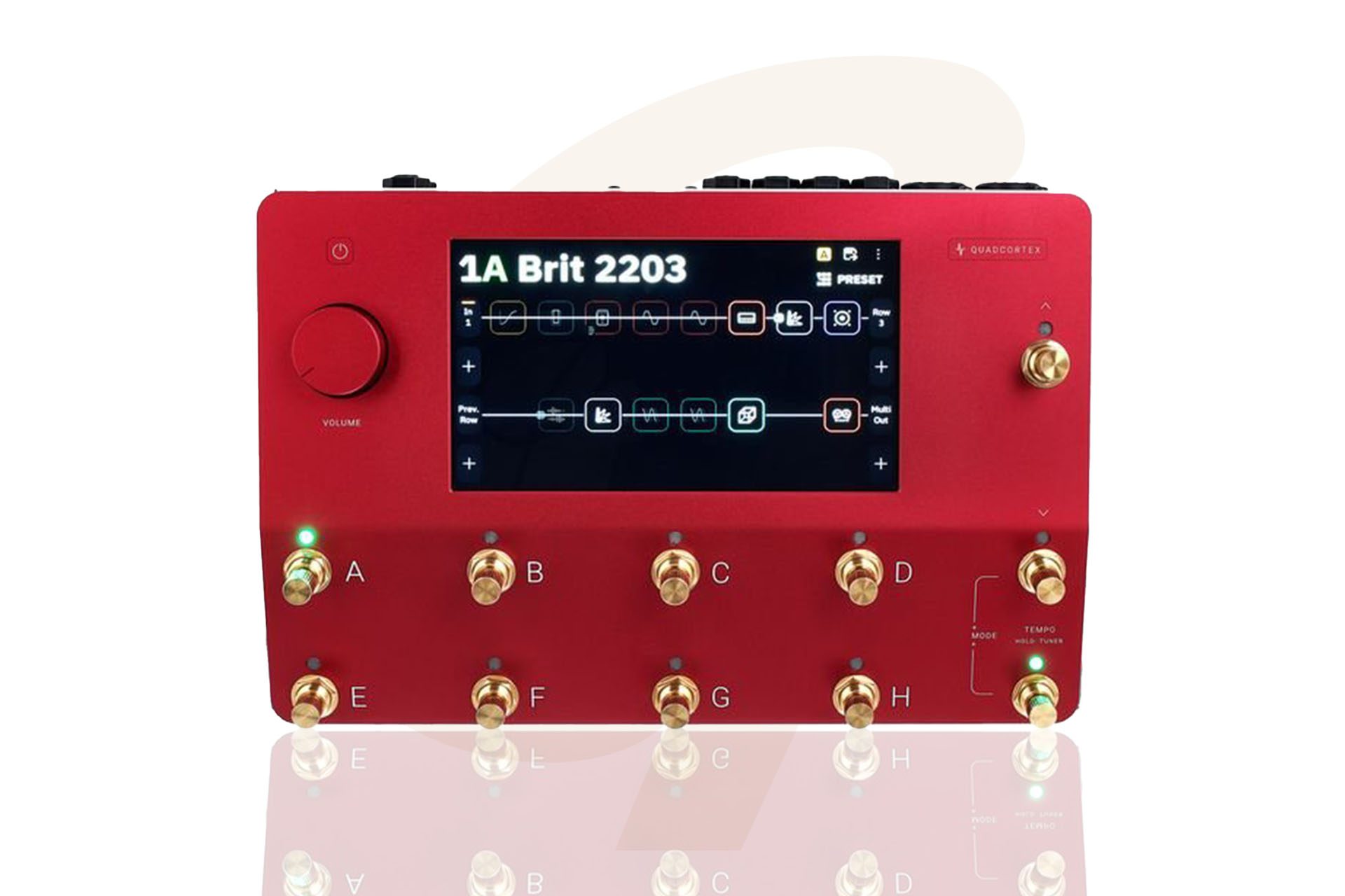 Neural DSP Quad Cortex in Limited Edition Red & Gold Finish