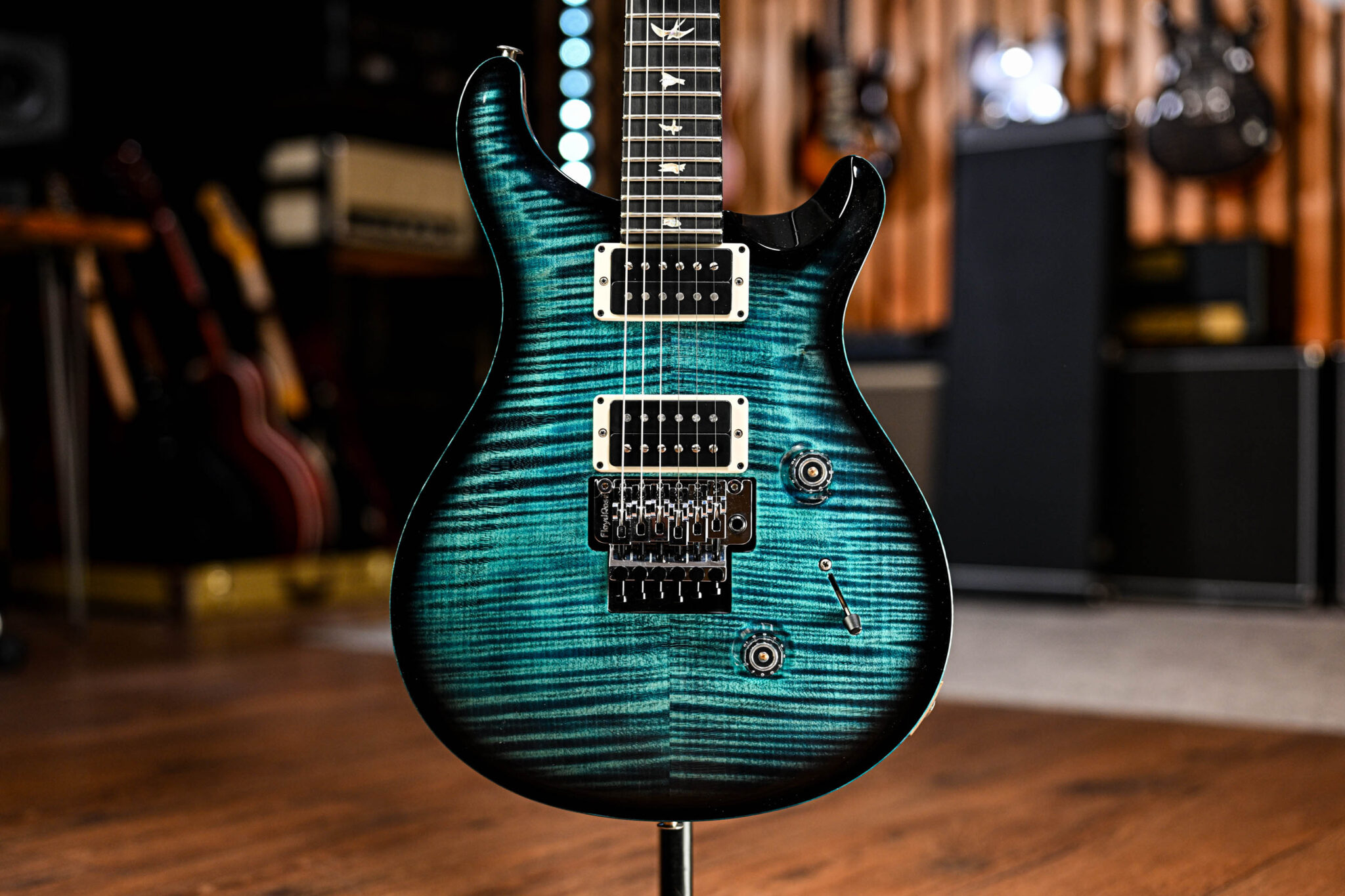 PRS Custom 24 Floyd 10 Top in Cobalt Blue