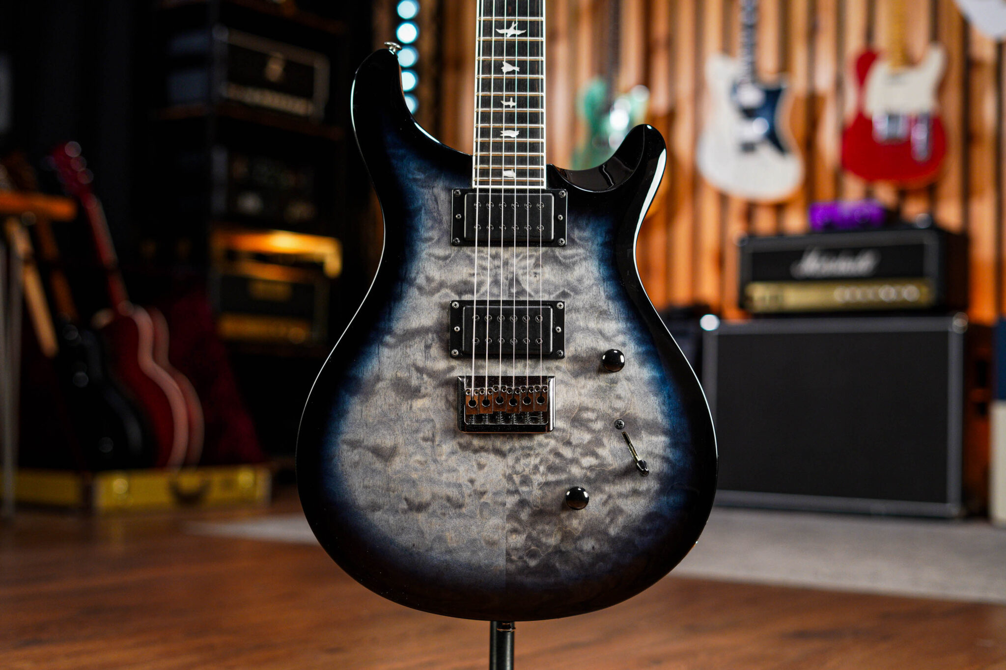 PRS Mark Holcomb Signature in Holcomb Blue Burst