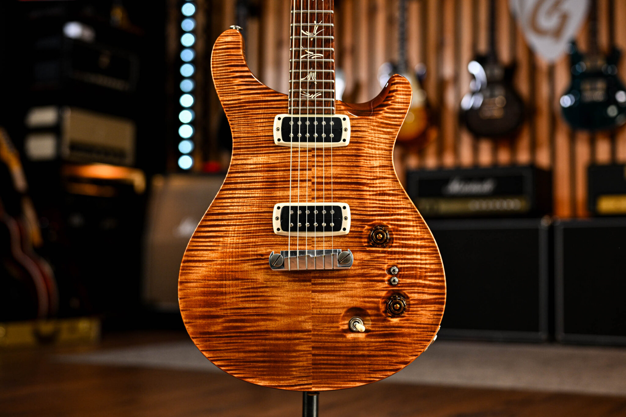 PRS Paul's Guitar Dirty Figured Artist Top in Copper