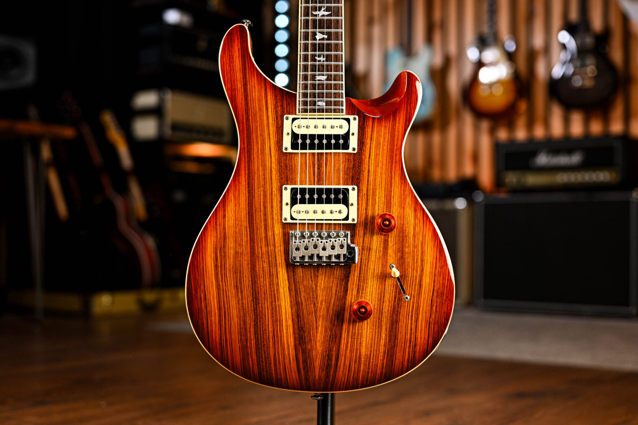 PRS SE Custom 24 Exotic Zebrawood